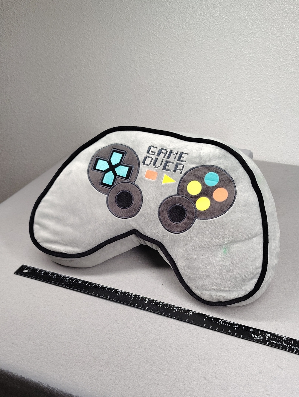 Your Zone Kids' Glow in the Dark 3D Game Controller Plush 18"